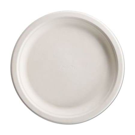 Huhtamaki Chinet, Paperpro Naturals Fiber Dinnerware, Plate, 10 1/2in Round Natural, 125PK 25776